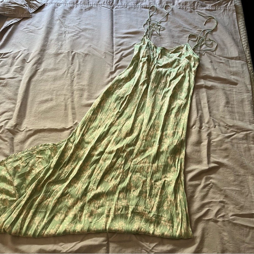 Midi Zara dress. Ties on the back.